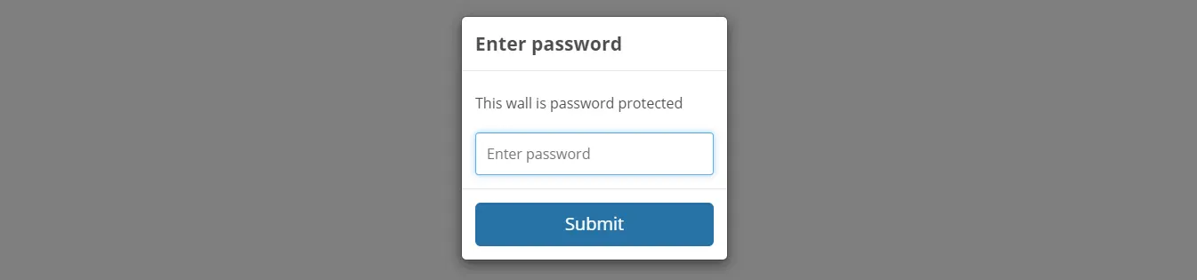 password