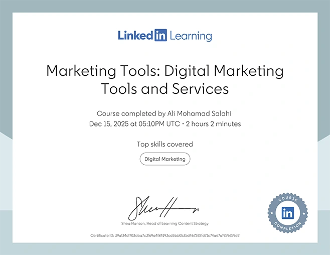 Digital Marketing Tools :